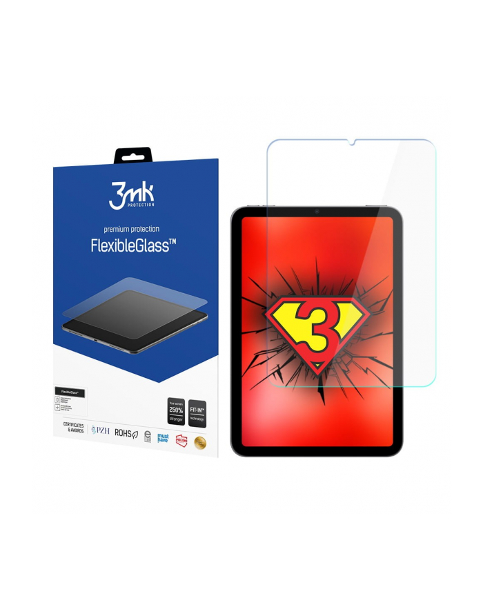 3mk Szkło hybrydowe FlexibleGlass iPad Mini 6 generacji 2021 8,3' główny