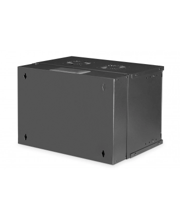 Szafa wisząca jednosekcyjna DIGITUS 19'' 7U, SOHO PRO 370 x 540 x 400 mm, drzwi szyba, czarny, niezmontowana, 60kg