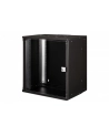 Szafa wisząca jednosekcyjna DIGITUS 19'' 12U, SOHO PRO 595 x 540 x 400 mm, drzwi szyba, czarny, niezmontowana, 60kg - nr 32