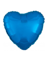 amscan Balon foliowy metalik niebieski serce 43cm 9914069 - nr 1