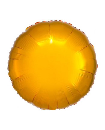 amscan Balon foliowy metalik złoty okrągły 43cm luzem 9914074-92