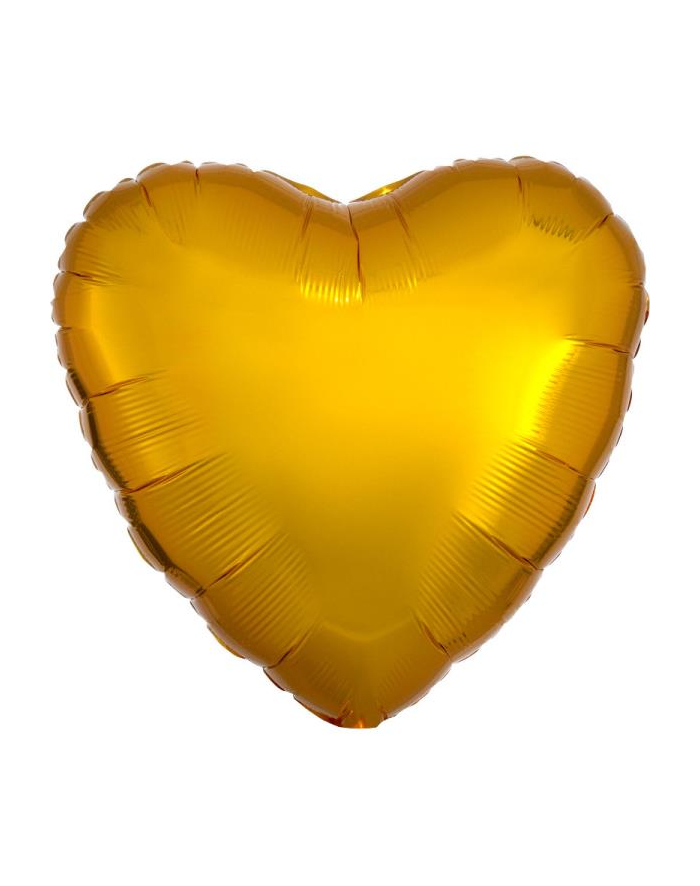 amscan Balon foliowy metalik złoty serce 43cm 9914075 główny