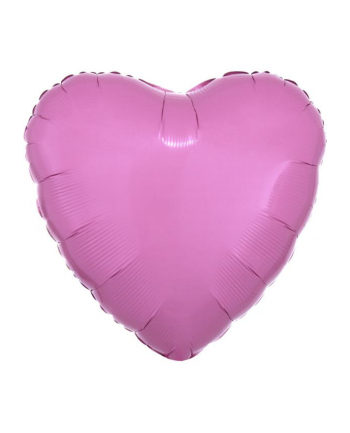 amscan Balon foliowy metalik różowy serce 43cm luzem 9914081-92