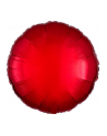 amscan Balon foliowy metalik czerwony okrągły 43cm luzem 9914083-92 - nr 1