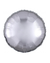 amscan Balon foliowy metalik srebrny okrągły 43cm luzem 9914086-92 - nr 1