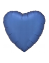 amscan Balon foliowy Lustre Azure niebieski serce 43cm 9914096 - nr 1