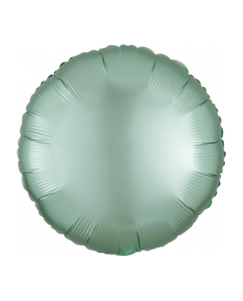amscan Balon foliowy Lustre Mint Green okrągły 43cm 9914107