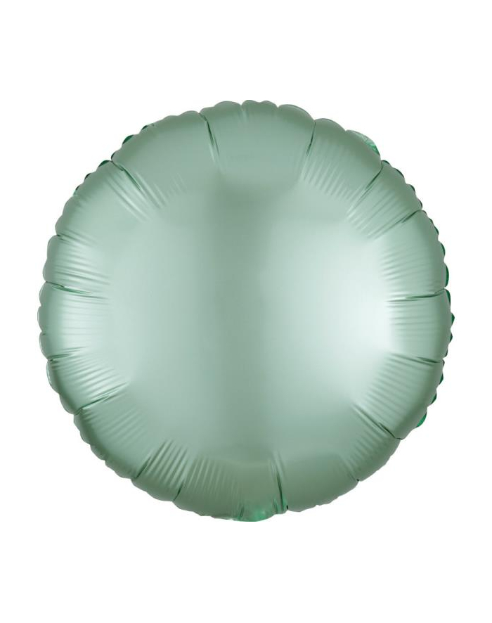 amscan Balon foliowy Lustre Mint Green okrągły 43cm 9914107 główny