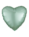 amscan Balon foliowy Lustre Mint Green serce 43cm luzem 9914108-92 - nr 1
