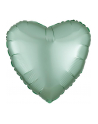 amscan Balon foliowy Lustre Mint Green serce 43cm 9914108 - nr 1