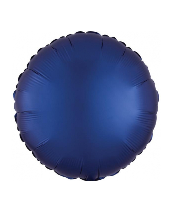 amscan Balon foliowy Lustre Navy niebieski okrągły 43cm 9914110