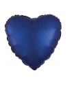 amscan Balon foliowy Lustre Navy niebieski serce 43cm luzem 9914111-92 - nr 1