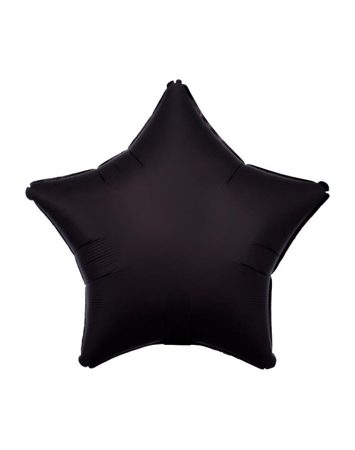 amscan Balon foliowy Lustre Black czarny gwiazda 48cm 9914115 główny