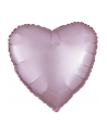 amscan Balon foliowy Lustre Pastel różowy serce 43cm luzem 9914120-92 - nr 1