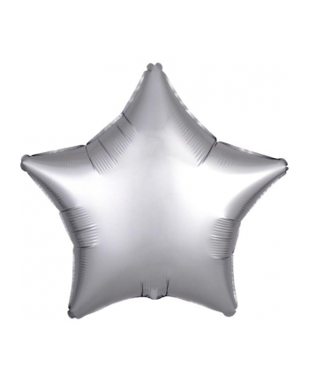 amscan Balon foliowy Lustre srebrny gwiazda 48cm luzem 9914127-92