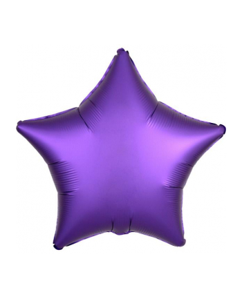 amscan Balon foliowy Lustre fioletowy gwiazda 48cm 9914130