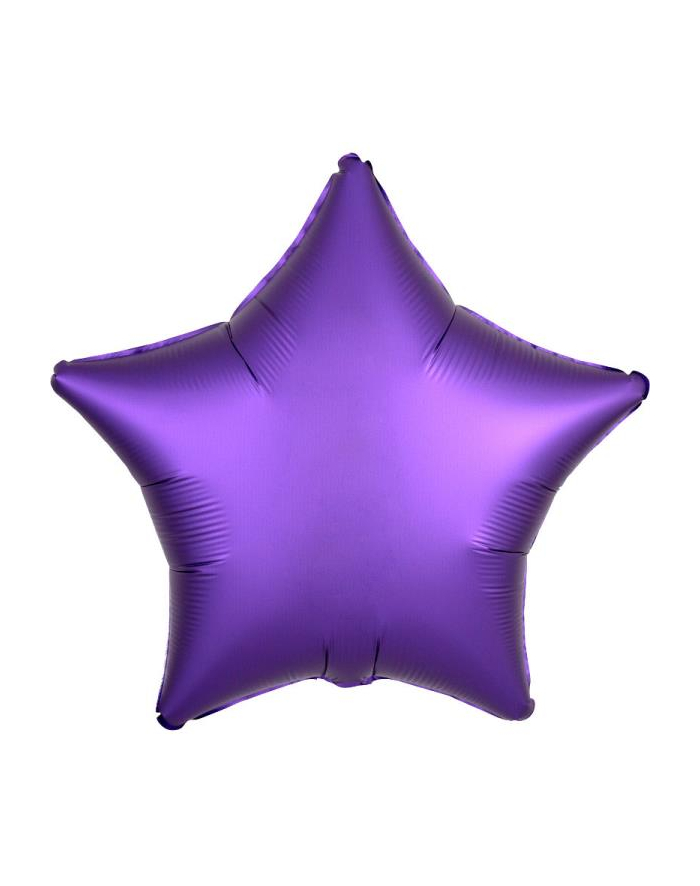amscan Balon foliowy Lustre fioletowy gwiazda 48cm 9914130 główny