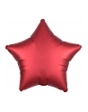 amscan Balon foliowy Lustre Dark czerwony gwiazda 48cm 9914136 - nr 1