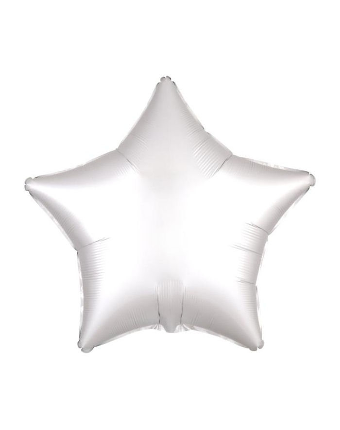 amscan Balon foliowy Lustre biały gwiazda 48cm 9914142 główny