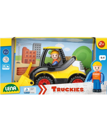 LENA Truckies Spychacz z figurką kierowcy 01622