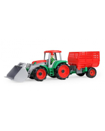 LENA TRUXX Traktor z łyżką i przyczepą 53cm 04428