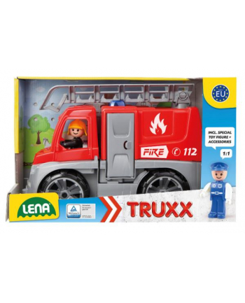 LENA TRUXX Straż pożarna z figurką strażaka 04457