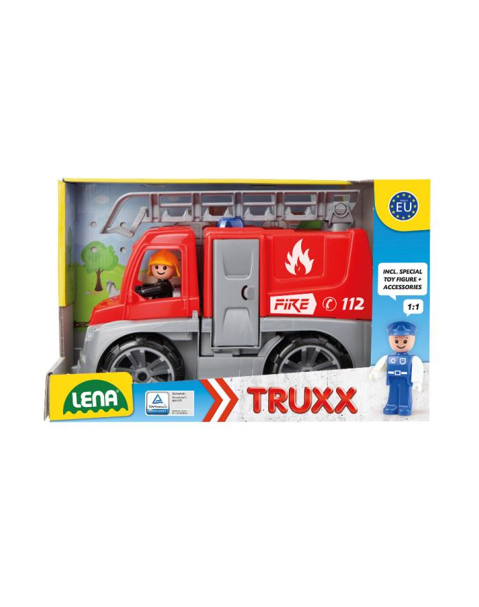 LENA TRUXX Straż pożarna z figurką strażaka 04457 główny