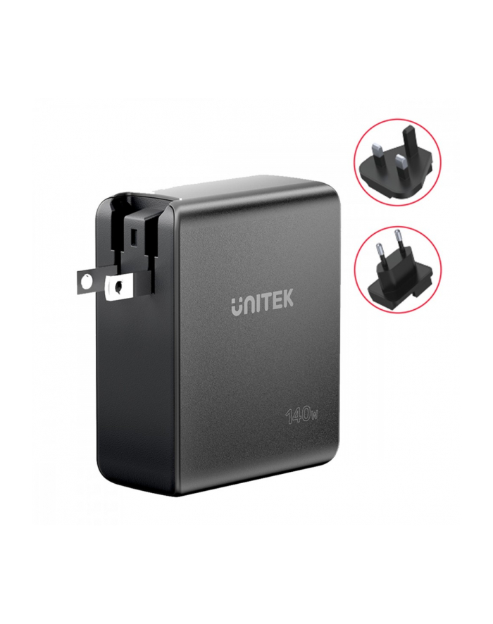 unitek Ładowarka Sieciowa GAN 3 Porty 2x USB-C 1x USB-A 140W, P1115A główny