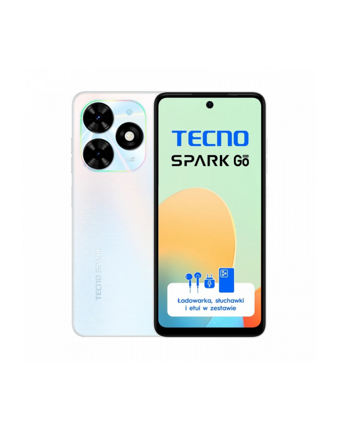 tecno Smartfon Spark Go 2024 BG6 128+4 Biały główny
