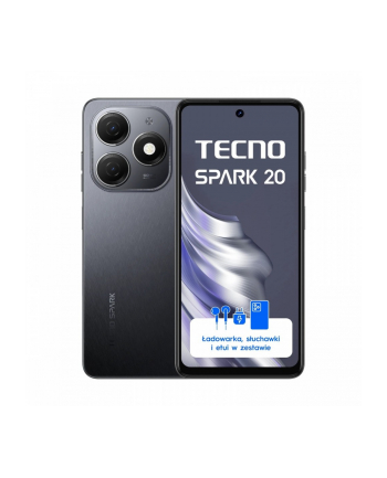 tecno Smartfon SPARK 20 KJ5n 256+8 Czarny