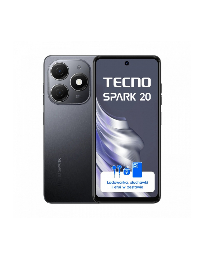 tecno Smartfon SPARK 20 KJ5n 256+8 Czarny główny