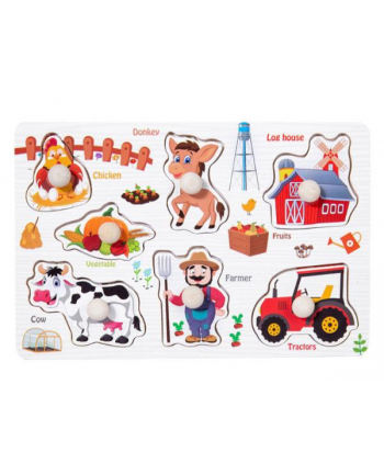 bigtoys Puzzle drewniane Farma BPUZ6596
