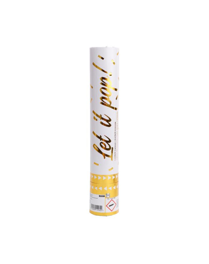 amscan Armatka konfetti Gold złota folia czterokątna 28cm 9916671 główny