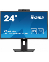 iiyama Monitor 24 cale XUB2490HSUH-B1 IPS,FHD,CAM,MIC,HDMI,DP,3xUSB(3.2),  100Hz,250cd,4ms,ADAPTIVE SYNC,FlickerFree,2x2W,WINDOWS HELLO - nr 1