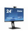 iiyama Monitor 24 cale XUB2490HSUH-B1 IPS,FHD,CAM,MIC,HDMI,DP,3xUSB(3.2),  100Hz,250cd,4ms,ADAPTIVE SYNC,FlickerFree,2x2W,WINDOWS HELLO - nr 29