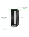 APC NetShelter SX Server Rack Gen 2 45U 2124H x 750W x 1200D mm w/ Sides Black - nr 11