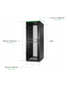 APC NetShelter SX Server Rack Gen 2 45U 2124H x 750W x 1200D mm w/ Sides Black - nr 17