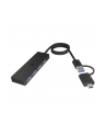 icybox Hub IB-HUB1424-C3 4-Port USB Typ-A, złącze Typ-C/A - nr 1
