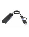 icybox Hub IB-HUB1424-C3 4-Port USB Typ-A, złącze Typ-C/A - nr 4
