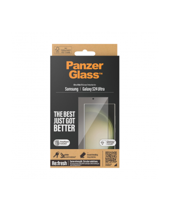 PanzerGlass screen pczerwonyector, pczerwonyective film (transparent, Samsung Galaxy S24 Ultra, EasyAligner)