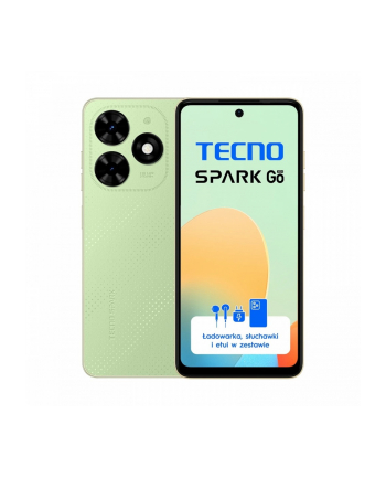 tecno Smartfon Spark GO 2024 BG6 64+4 Magic Skin Green