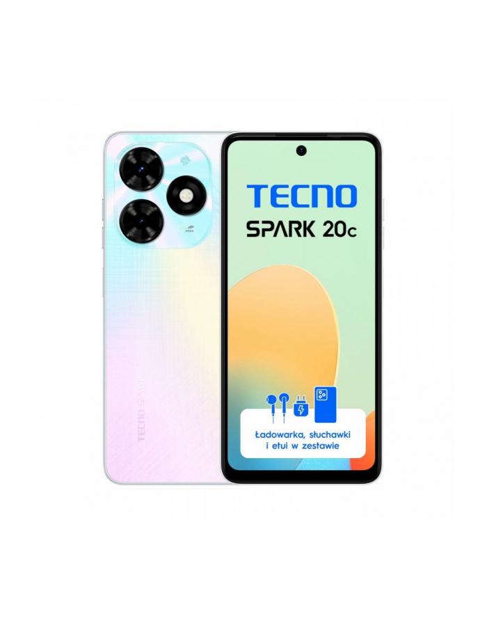 tecno Smartfon Spark 20C BG7n 128+8 Biały główny