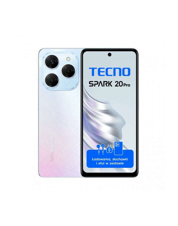 tecno Smartfon Spark 20 PRO KJ6 256+8 Frosty Ivory główny