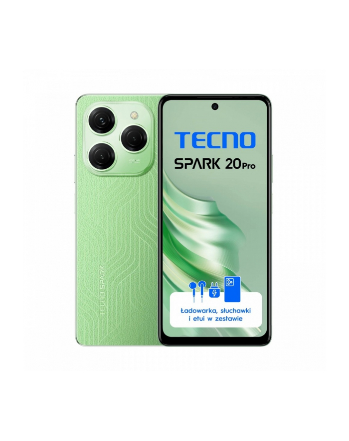 tecno Smartfon Spark 20 PRO KJ6 256+12 Zielony główny