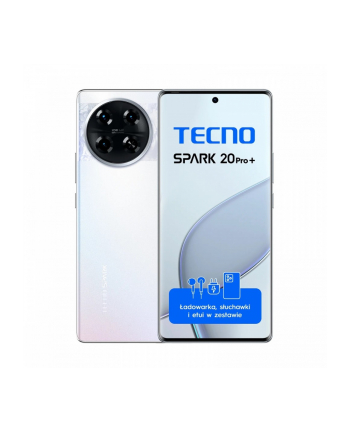 tecno Smartfon Spark 20 PRO+ KJ7 256+8 Lunar Frost