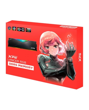 ADATA DDR5 - 32GB - 8000 - CL - 38 (2x 16 GB) dual kit, RAM (Kolor: CZARNY, AX5U8000C3816G-DCLARBK, XPG Lancer RGB, INTEL XMP, AMD EXPO)