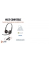 hp inc. HP Poly Blackwire 3220 Stereo USB-C Black Headset +USB-C/A Adapter Bulk - nr 8