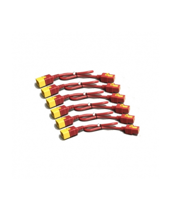 APC Power Cord Kit 6 EA Locking C19 TO C20 1.8M Red nr 2