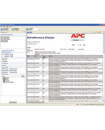 APC Data Center Operation Change 10 Rack License