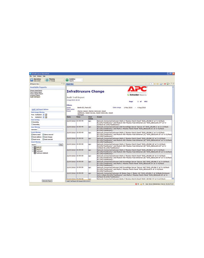 APC Data Center Operation Change 10 Rack License główny